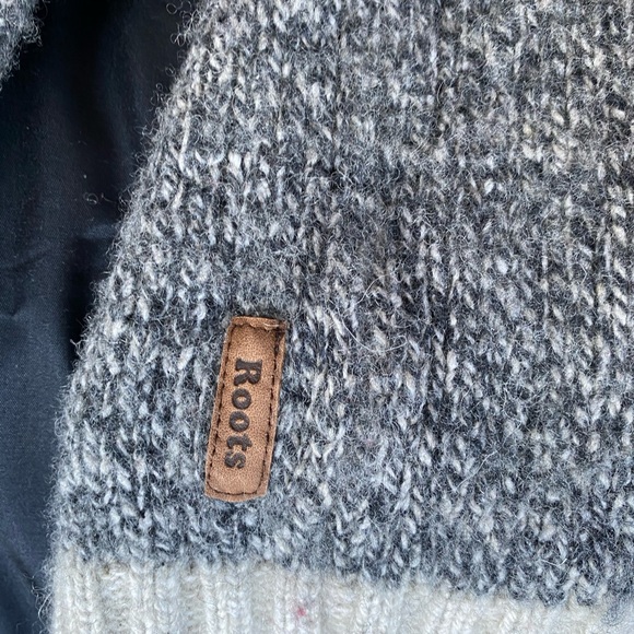 Roots Cabin Shawl Cardigan - Grey Oat Mix - Picture 4 of 4